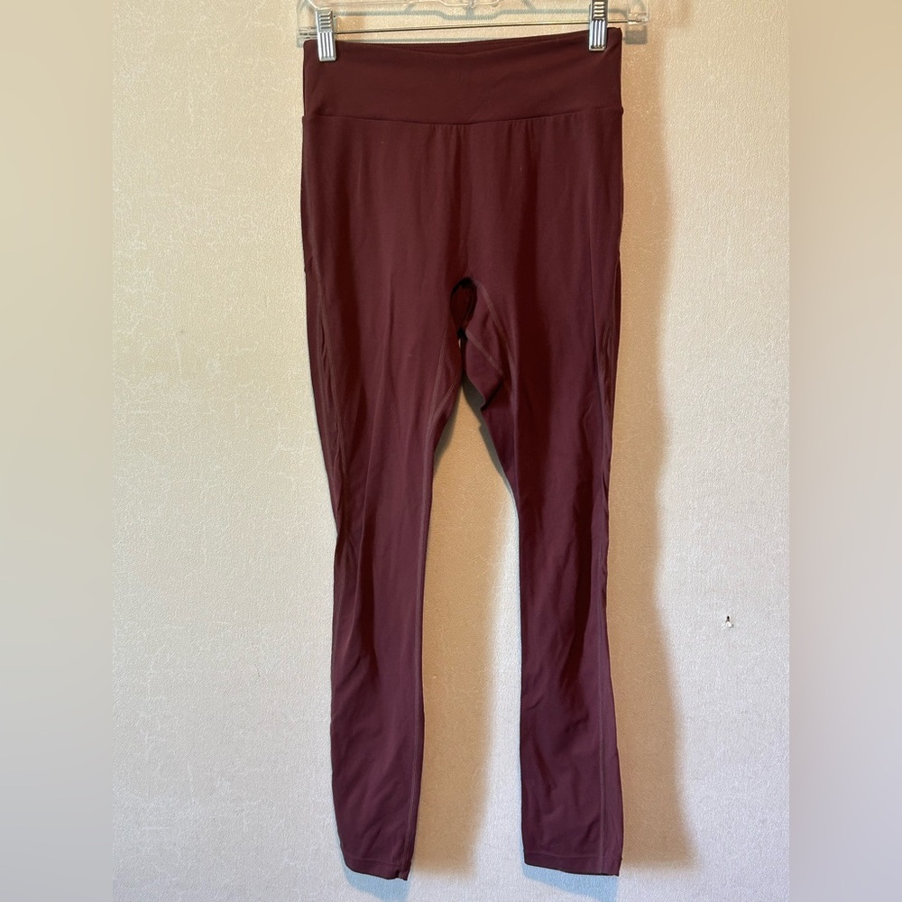 Gymshark | Burgundy High-Waisted Leggings | Size Small